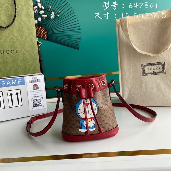 G*ucci Bag Top Quality 15.5*17*7.5cm