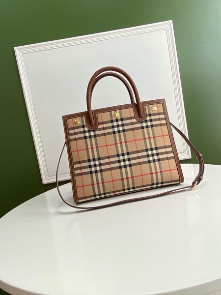 B*urberry Top Bag 32*15*25cm