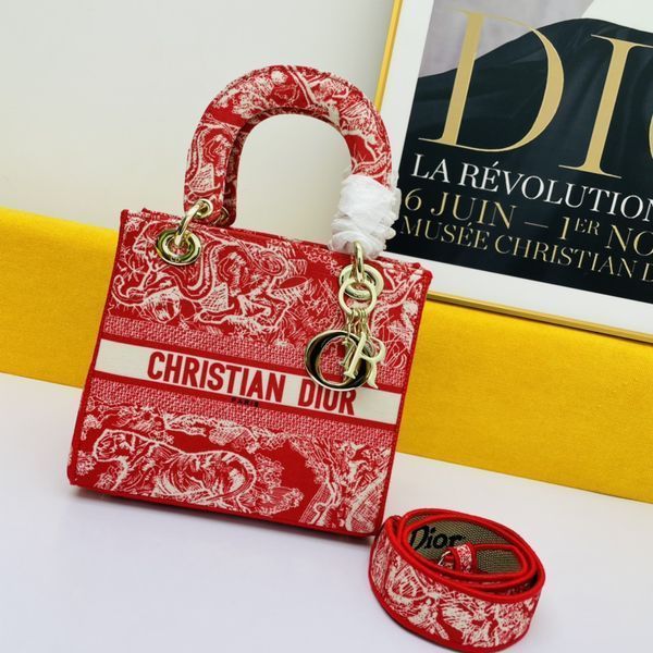 D*ior Top Bag 24*20*11cm