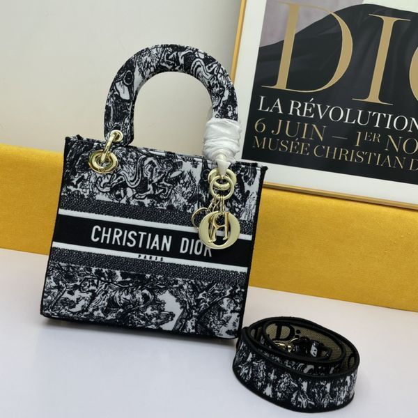 D*ior Top Bag 24*20*11cm