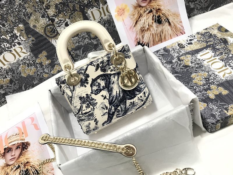 D*ior Top Bag 17*15*7cm