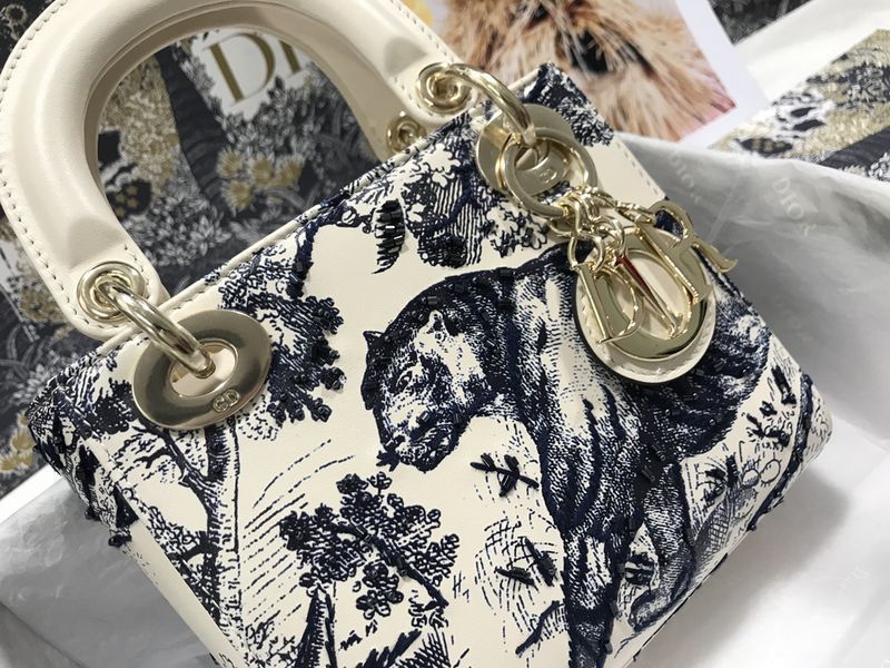 D*ior Top Bag 17*15*7cm