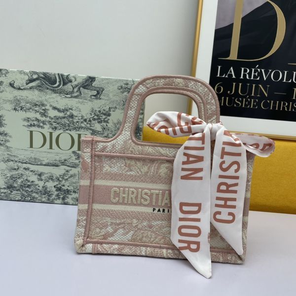D*ior Bag Top Quality 22.5*24.*8cm