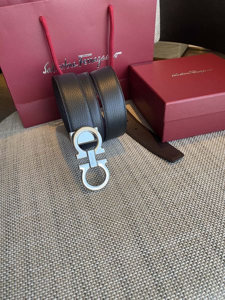 F*erragamo Belts Top Quality 3.5 CM