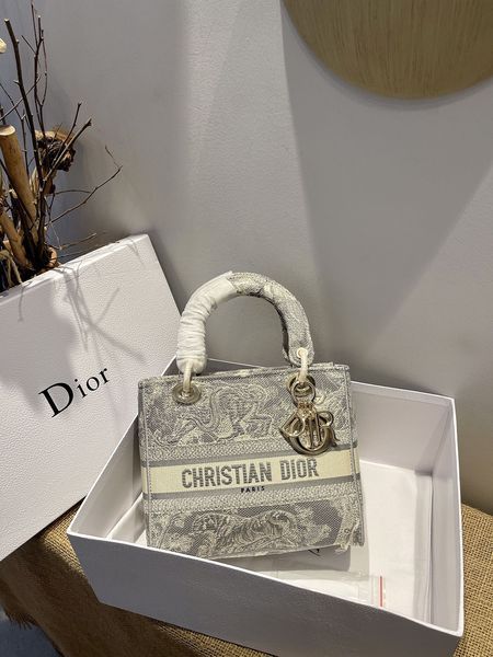 D*ior Top Bag 24*20*11cm