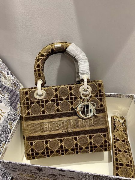 D*ior Top Bag 24*20*11cm