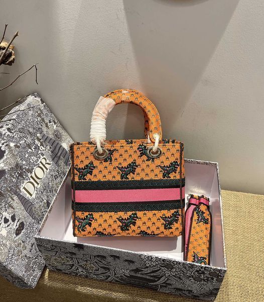 D*ior Top Bag 24*20*11cm